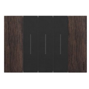 Mặt công tắc Living Now gỗ óc chó KA4803LG bticino