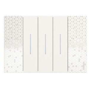 Mặt công tắc Living Now hiệu ứng pixel KA4803MW bticino