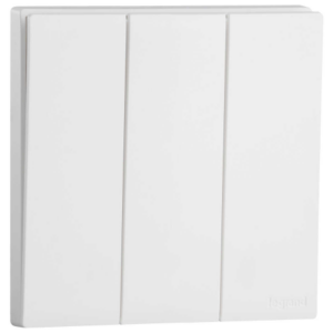 Công tắc ba 1 chiều 16A - Obria Màu Trắng Mã: MEC21008WH